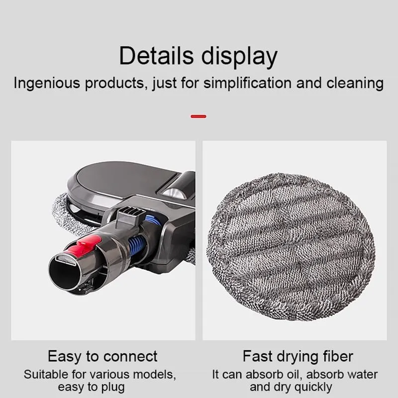 2-pack Mop Cleaning Cloths for Dyson X001 Mop Head