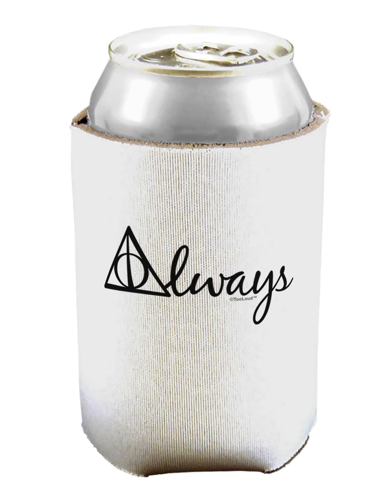 Always Magic Symbol Cursive Can / Bottle Insulator Coolers by TooLoud