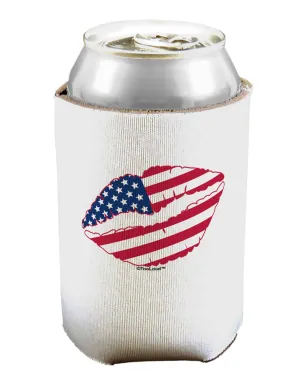 American Flag Lipstick Can / Bottle Insulator Coolers by TooLoud