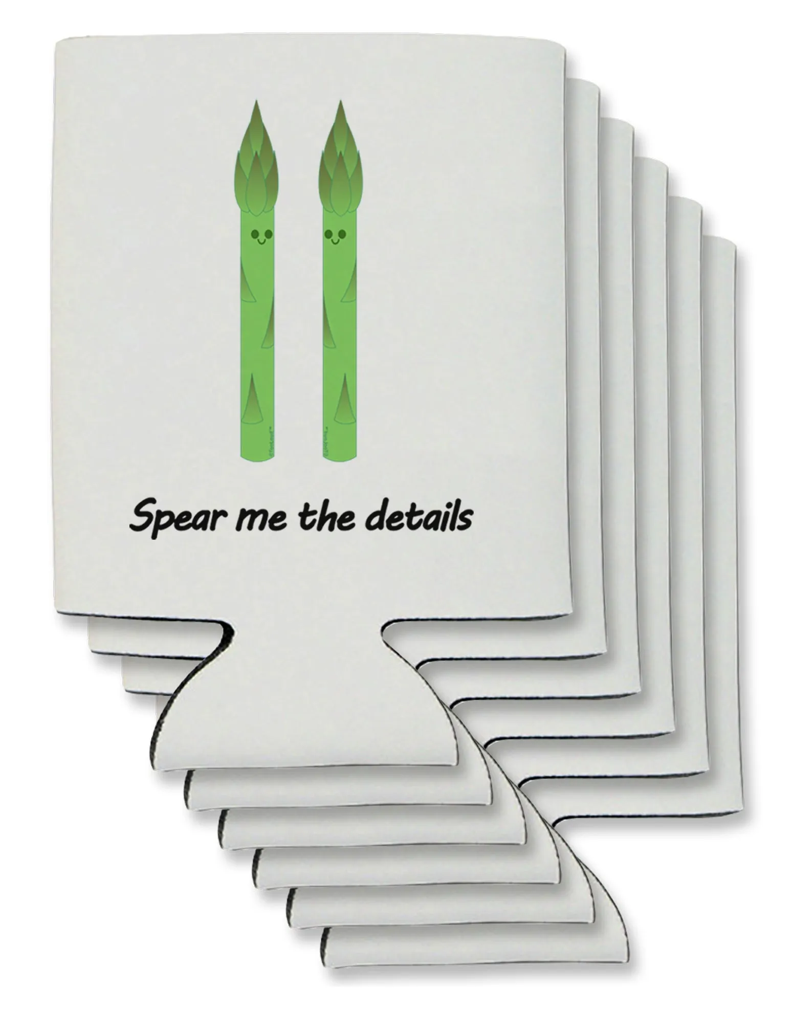 Asparagus - Spear Me the Details Can / Bottle Insulator Coolers