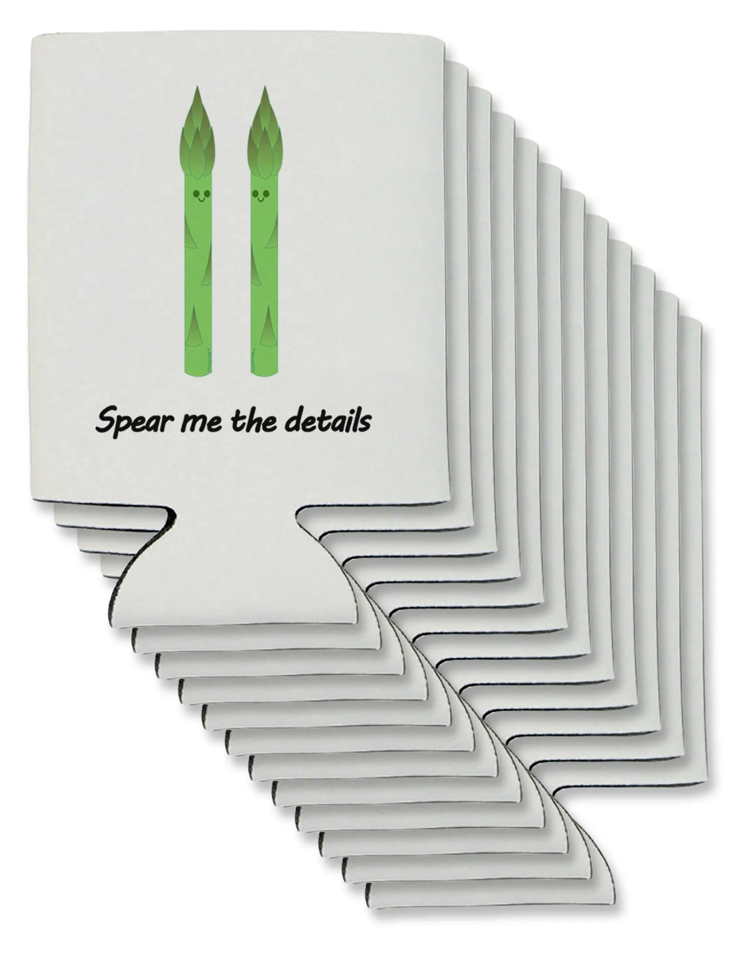Asparagus - Spear Me the Details Can / Bottle Insulator Coolers