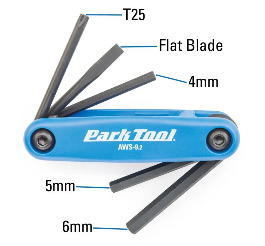 AWS-9.2 Fold-Up Wrench Set