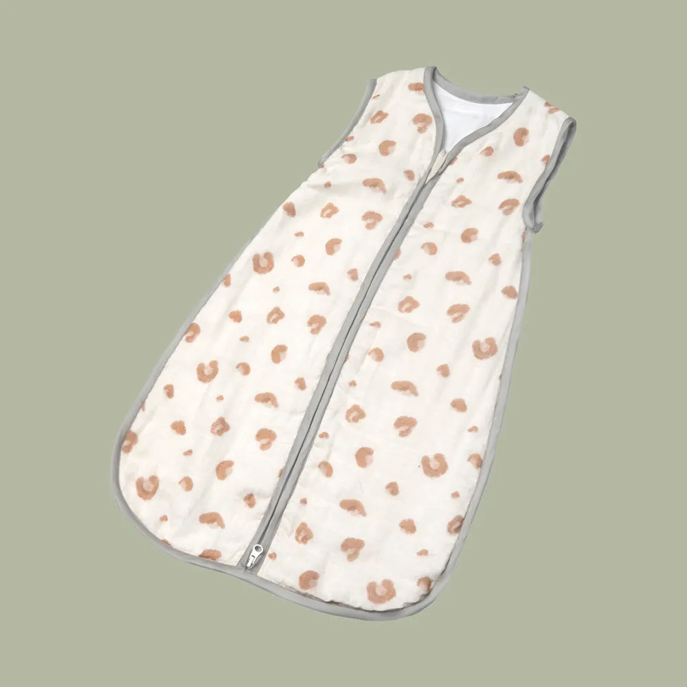 Bamboo Muslin Sleeping Bag - Safari