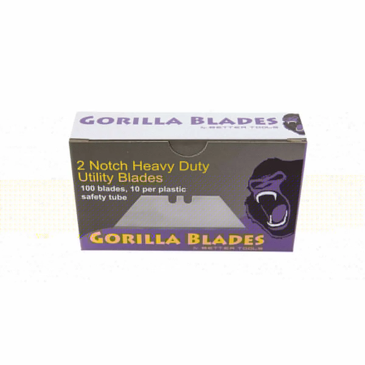 Better Tools 2 Notch Heavy Duty Utility Blade - 100 Pack