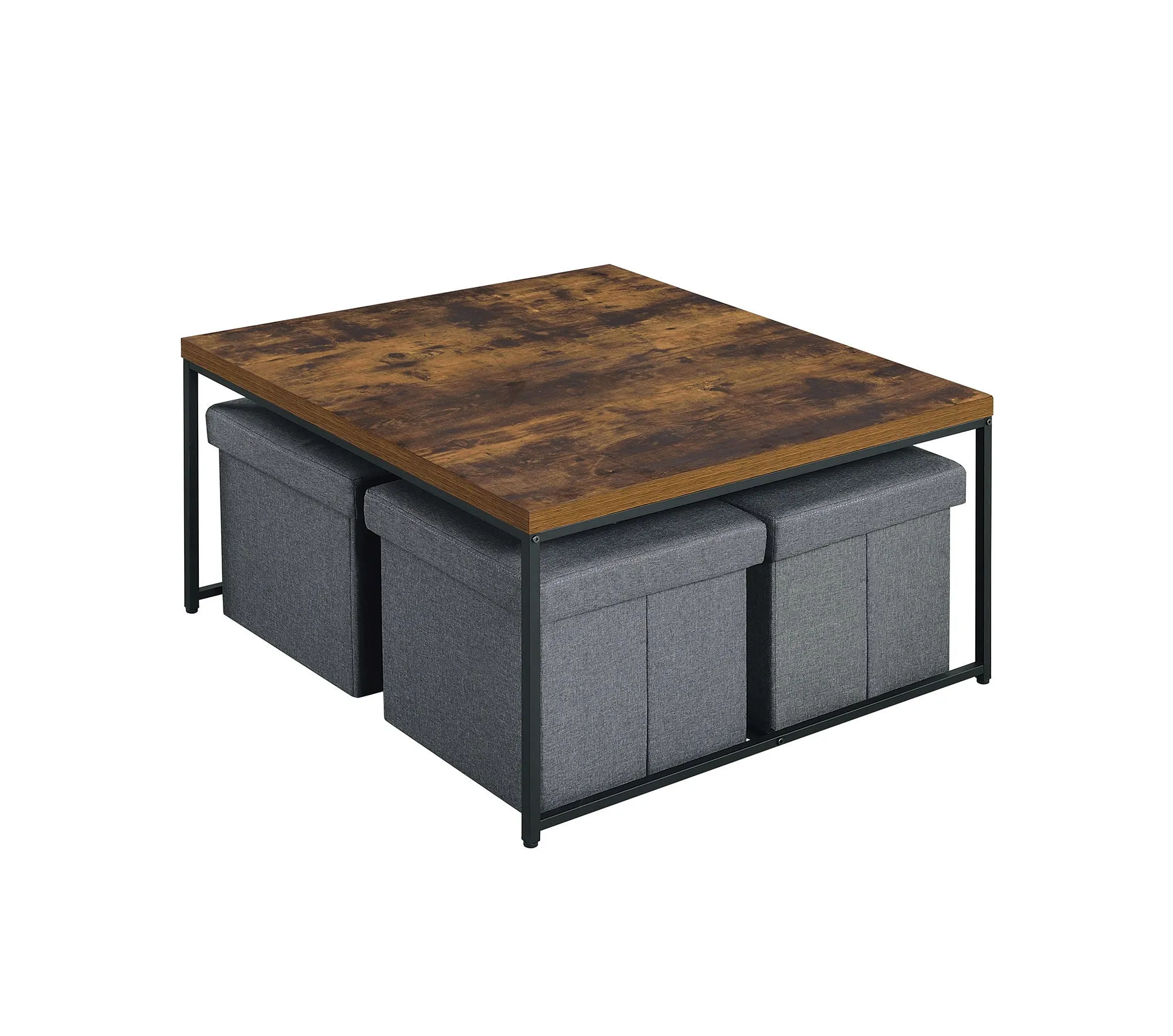 Caitlin - Wood Grain 5 Piece Coffee Table (Set of 5) by Couch.com
