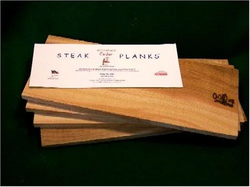 Grill Master Grilling Steak Planks Kit (4 pack each of Cedar, Alder, and Maple)