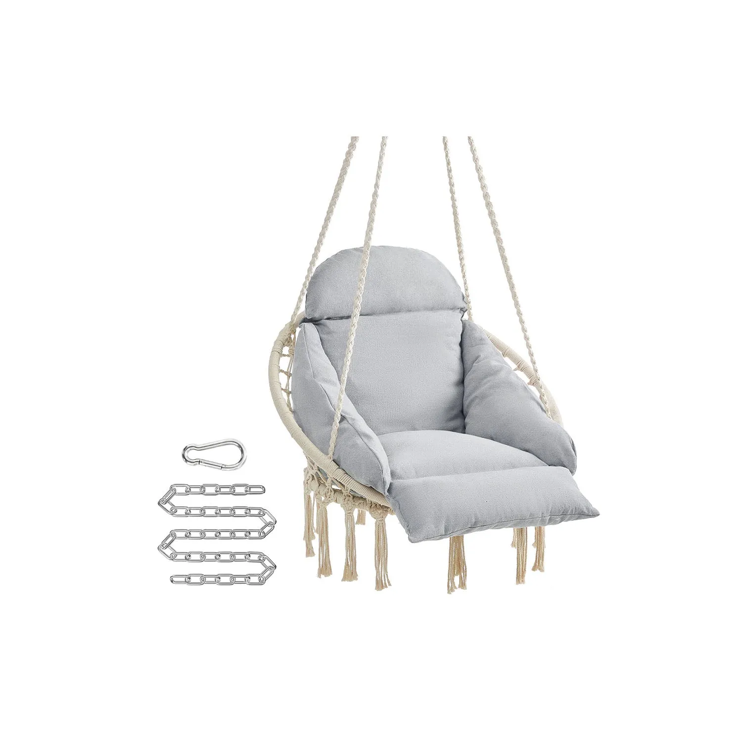 Hanging Chair with Thick Cushion