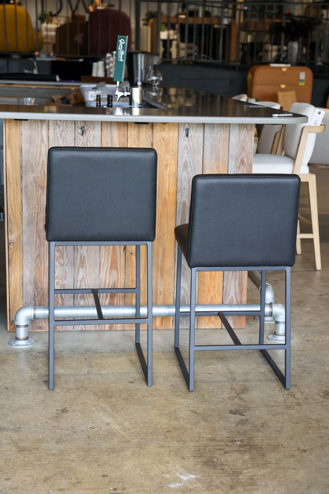 Julio Black Barstool