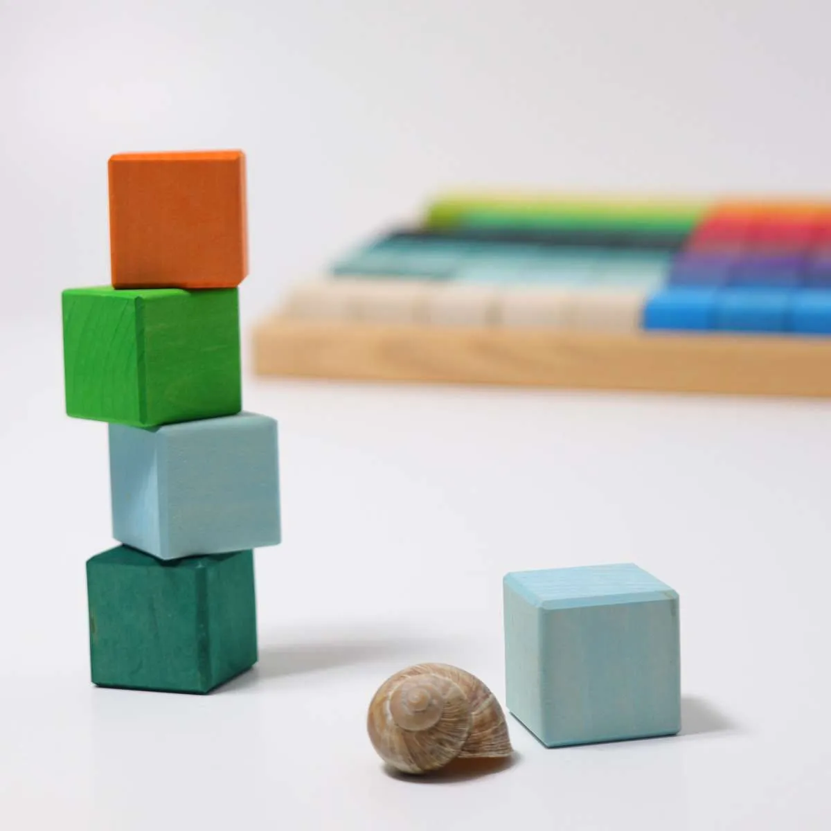 Large Mosaic Wooden Blocks by Grimm's