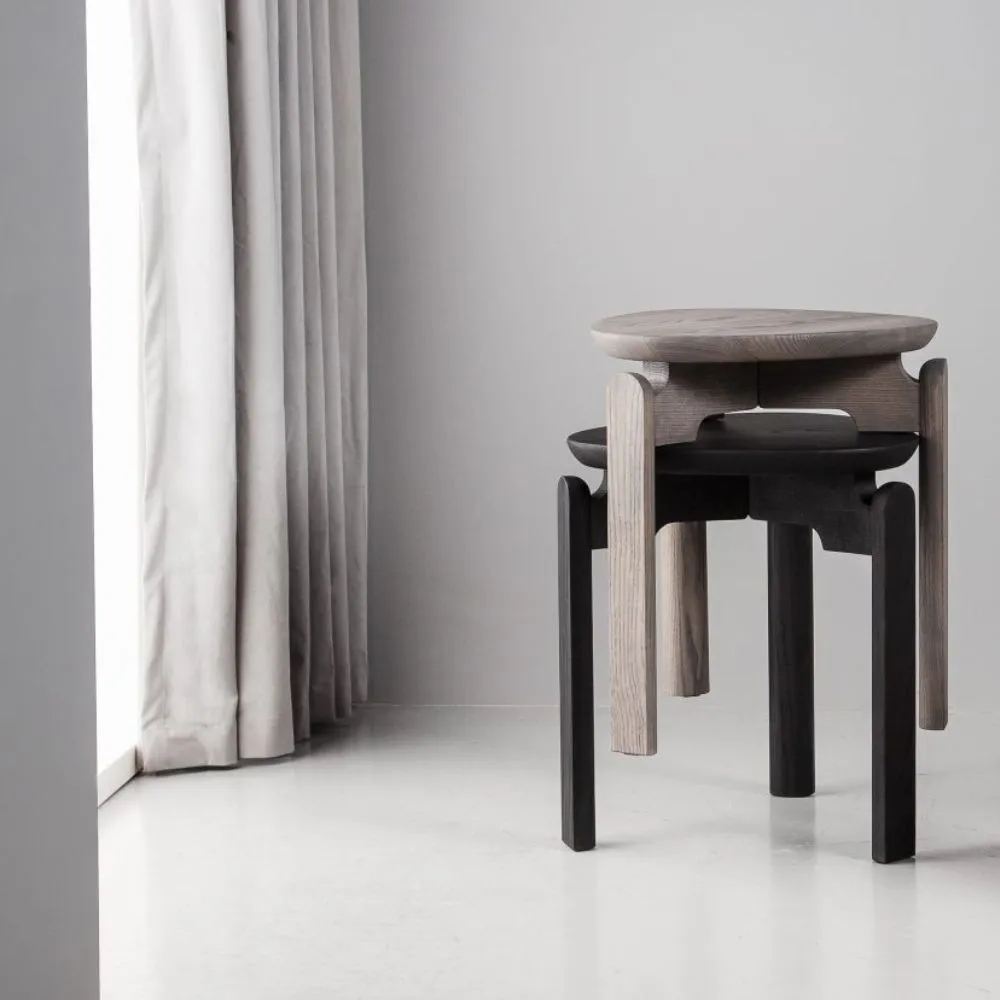 Melbourne Solid Ash Stools