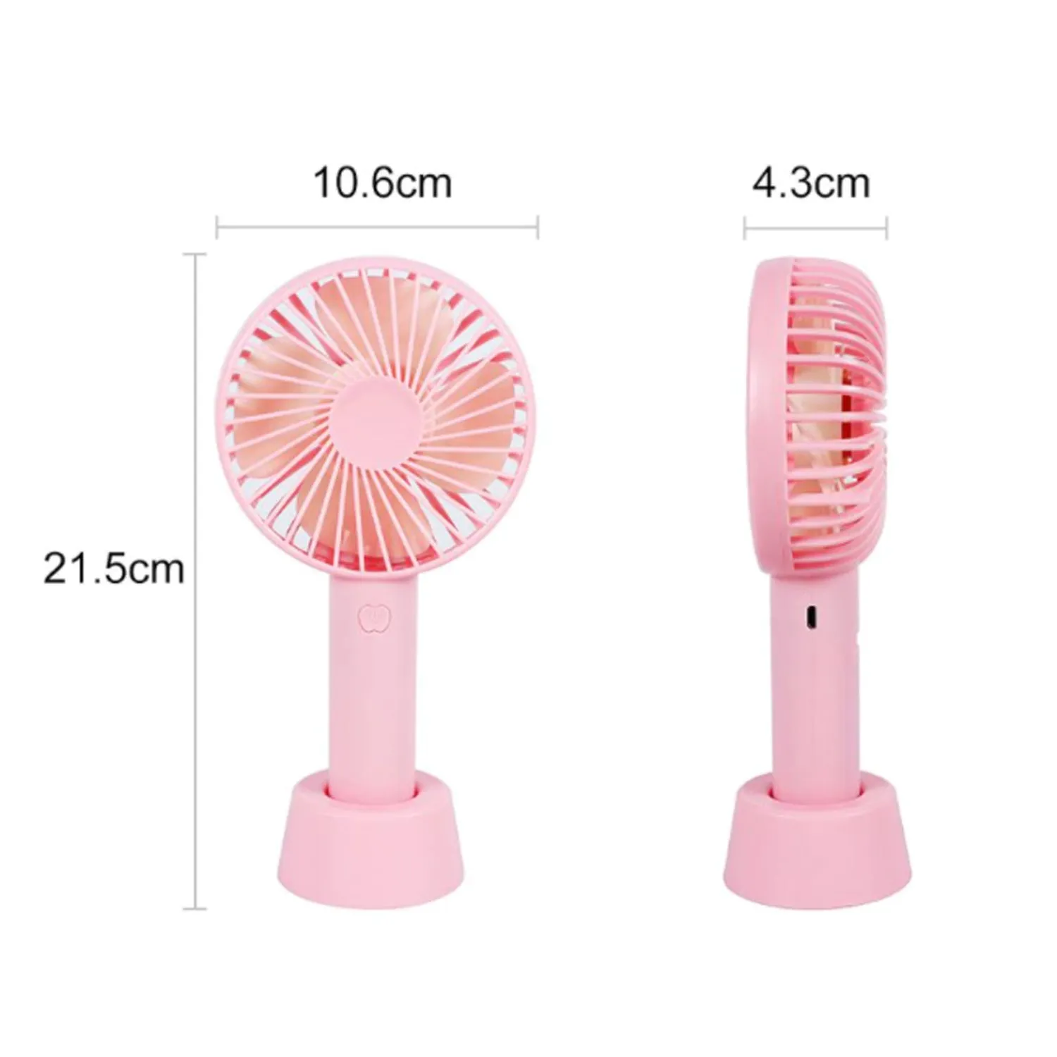 Portable Handheld Fan used in summers in all kinds of places including household and offices etc.(Battery Not Include)