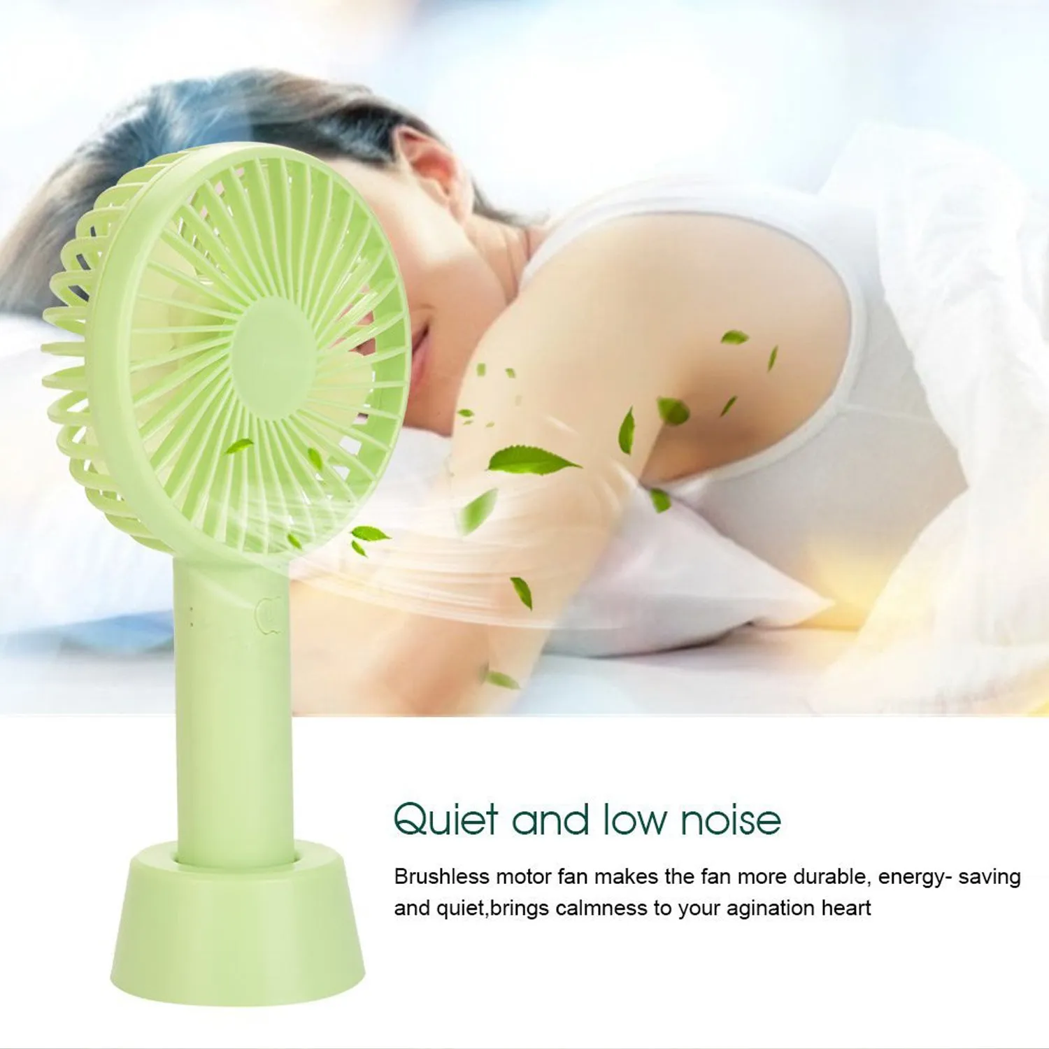 Portable Handheld Fan used in summers in all kinds of places including household and offices etc.(Battery Not Include)