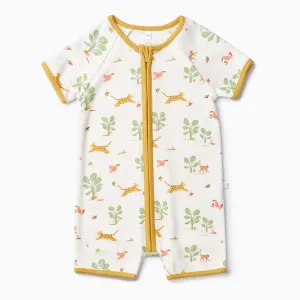Rainforest Zip Summer Sleepsuit