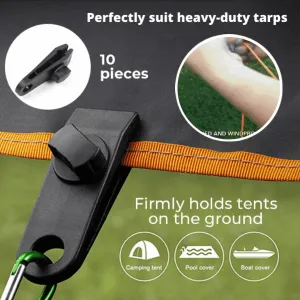 Resters - Set of 10 tent clamps
