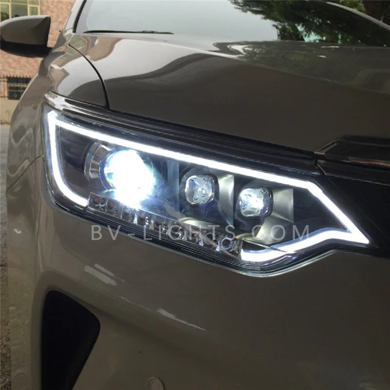 Toyota Camry 7.5th gen 2015-2017 Modified headlight upgrade Daytime running light  LED lamp