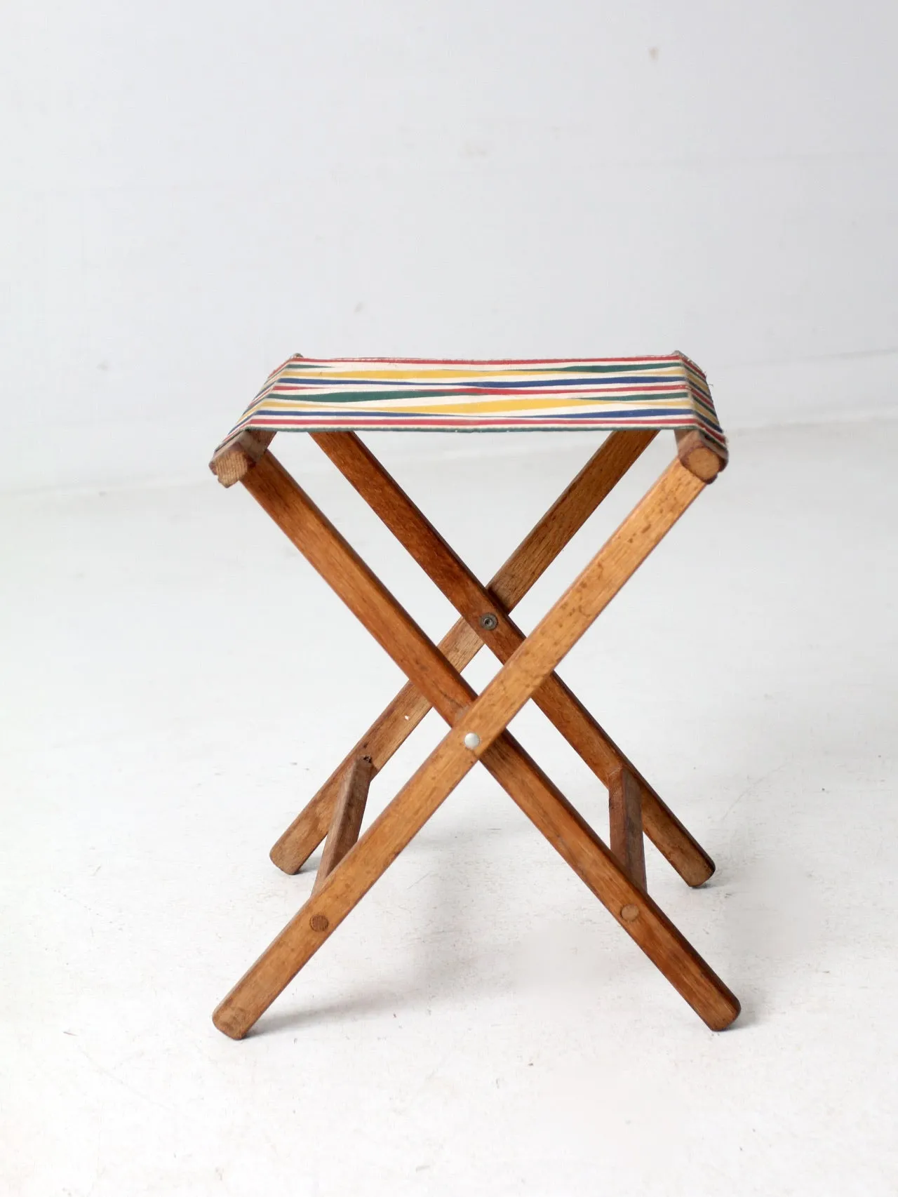vintage camp stool
