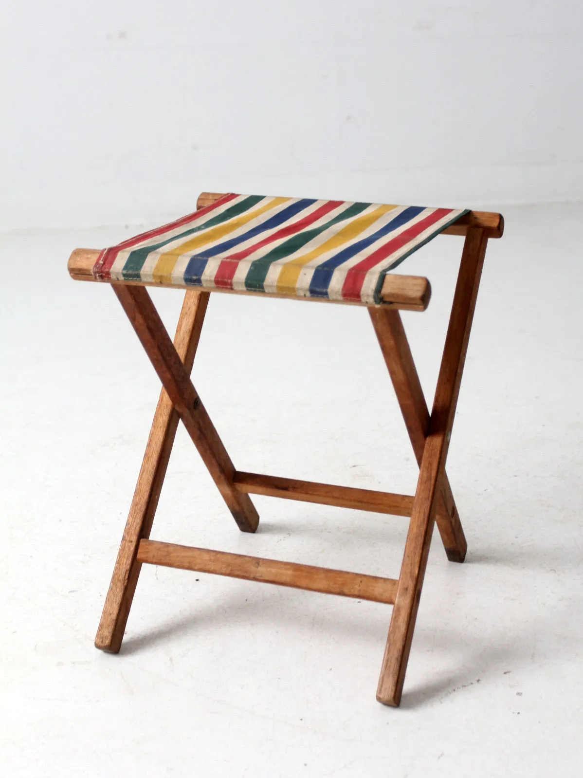 vintage camp stool