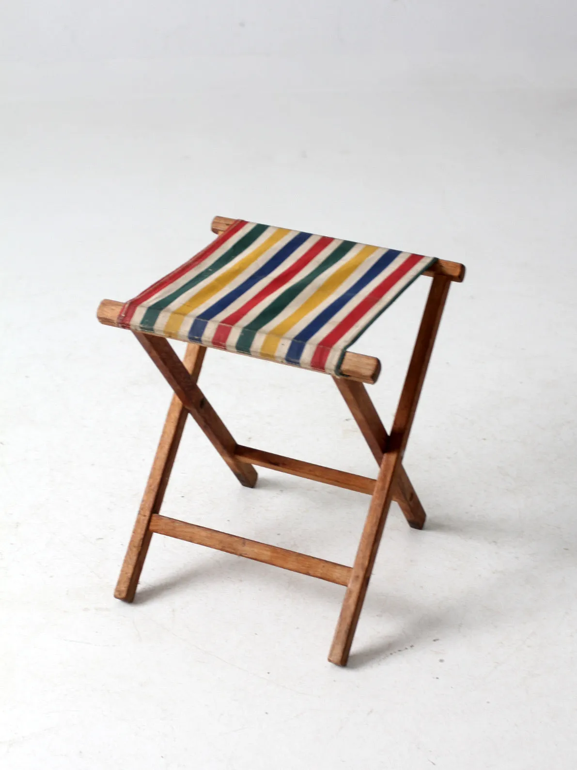 vintage camp stool