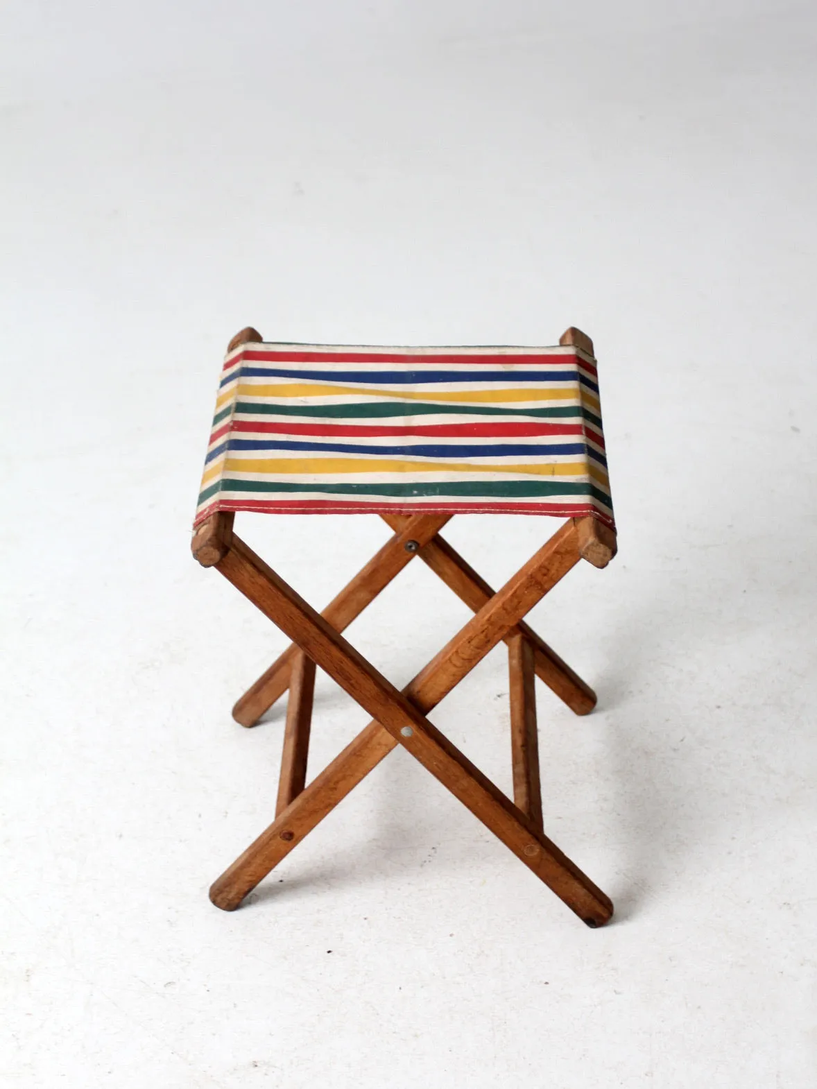 vintage camp stool