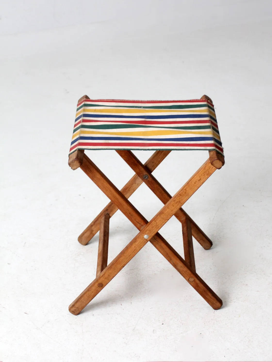 vintage camp stool